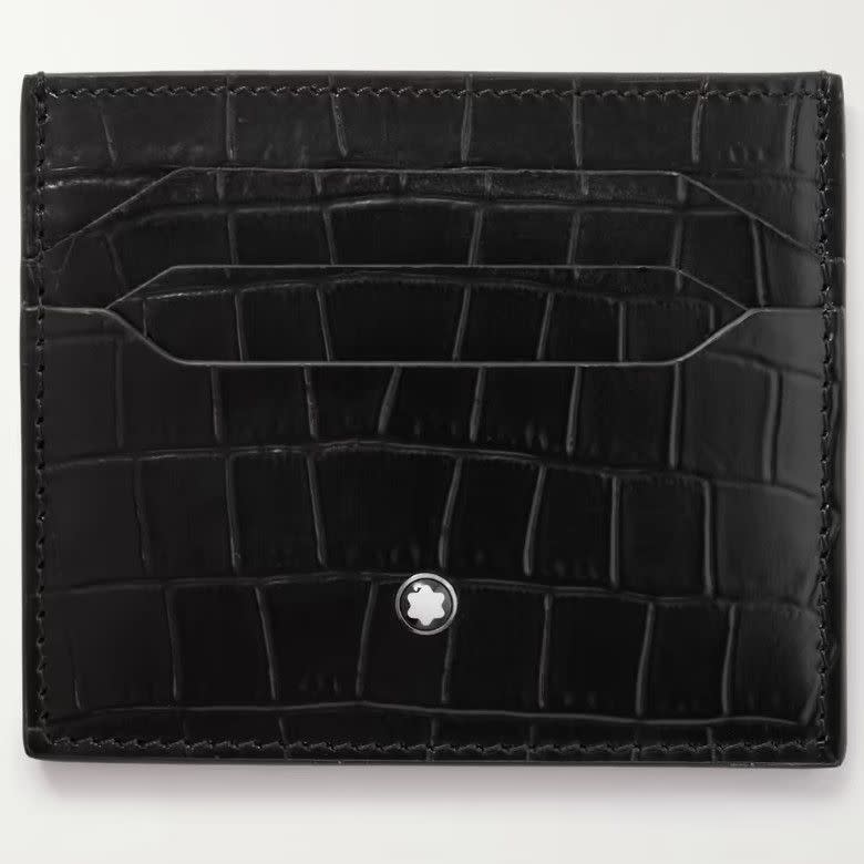 Meisterstück Croc-Effect Leather Cardholder