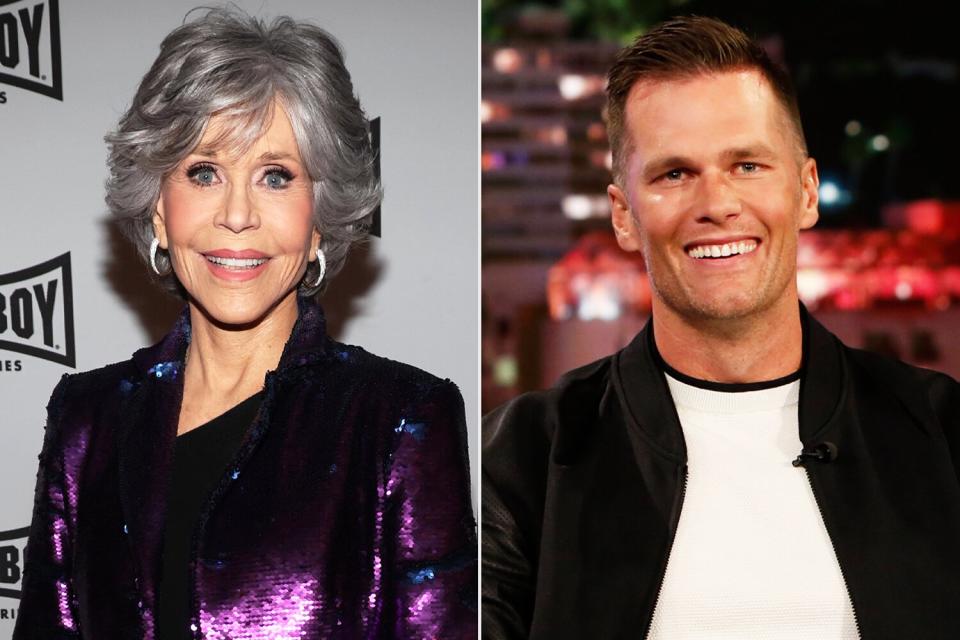 Jane Fonda and Tom Brady