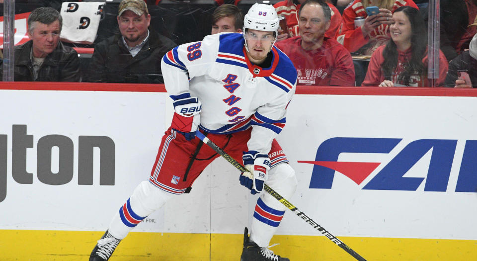 Pavel Buchnevich has agreed to a new deal with the New York Rangers. (Tim Fuller-USA TODAY Sports)