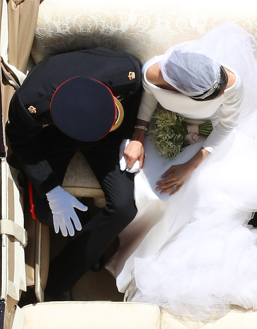 Yui Mok captured this photo of Prince Harry and Meghan Markle. (Photo: Getty Images)