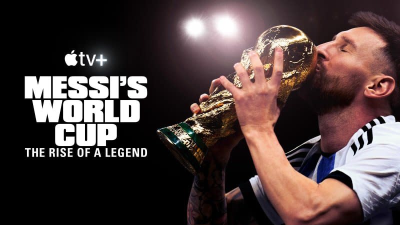 "Messi's World Cup: The Rise of a Legend," a new docuseries about Argentine soccer star Lionel Messi, is coming to Apple TV+. Photo courtesy of Apple TV+