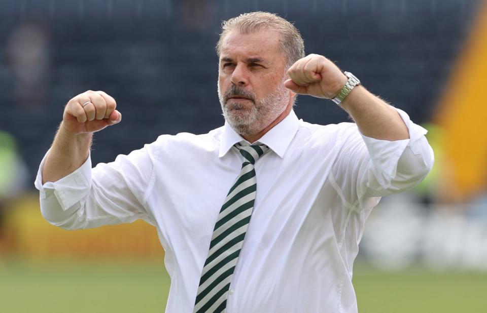 Australian Ange Postecoglou took charge of Celtic in 2021 (Steve Welsh/PA) (PA Wire)
