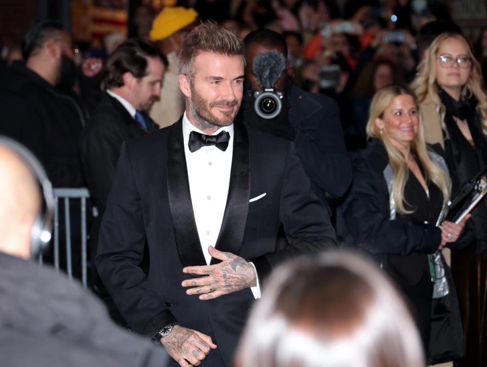 Beckham’s documentary will arrive on Netflix later this year (Getty Images)