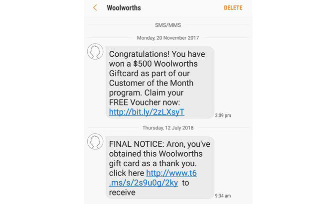 Woolworths $100 Gift Card