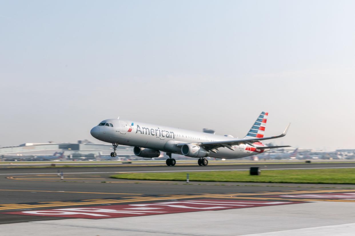 American Airlines flight, taking off from Philadelphia International Airport. Philadelphia's airport ranked last in a J.D. Power and associates survey, but there are other regional options for flyers.