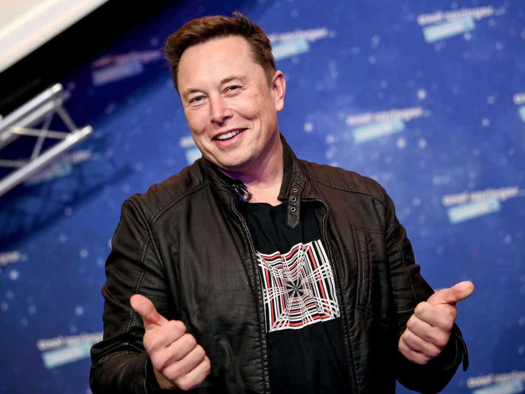 Elon Musk at the Axel Springer Awards ceremony, 2020 (POOL/AFP via Getty Images)