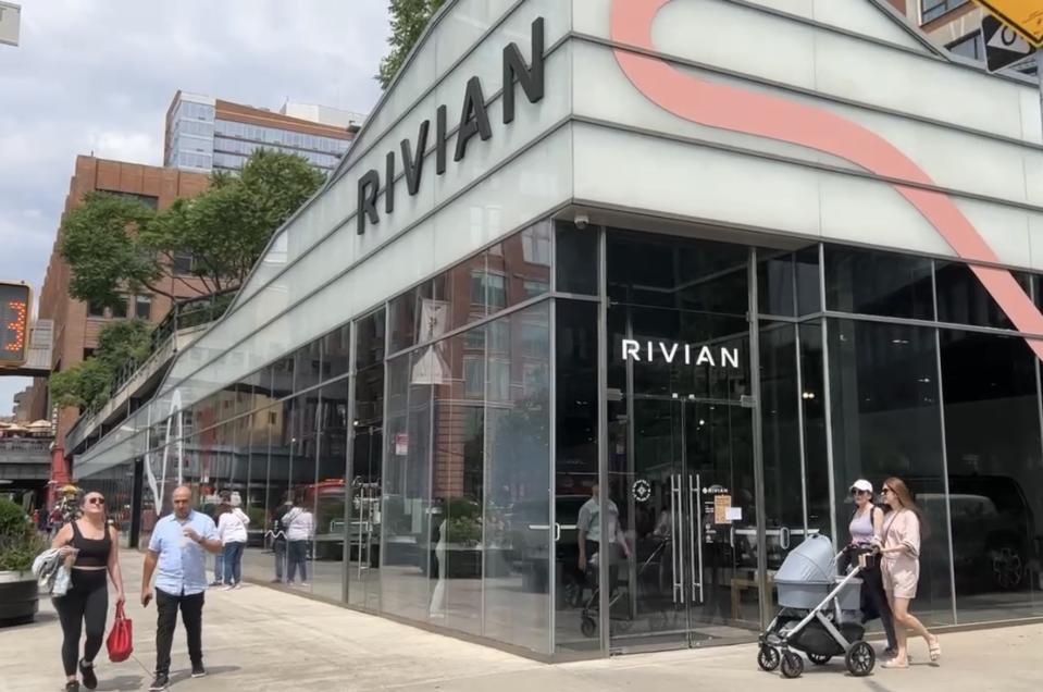 Rivian Spaces retail concept in New York City's Meatpacking District