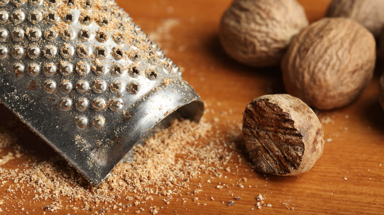 nutmeg and grater