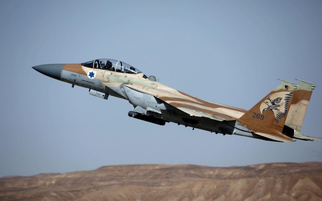 Israeli aircraft hit three Hizbollah arms depots south of Damascus - REUTERS