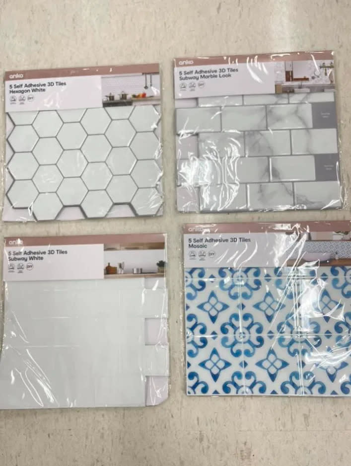 Kmart tiles style variety.