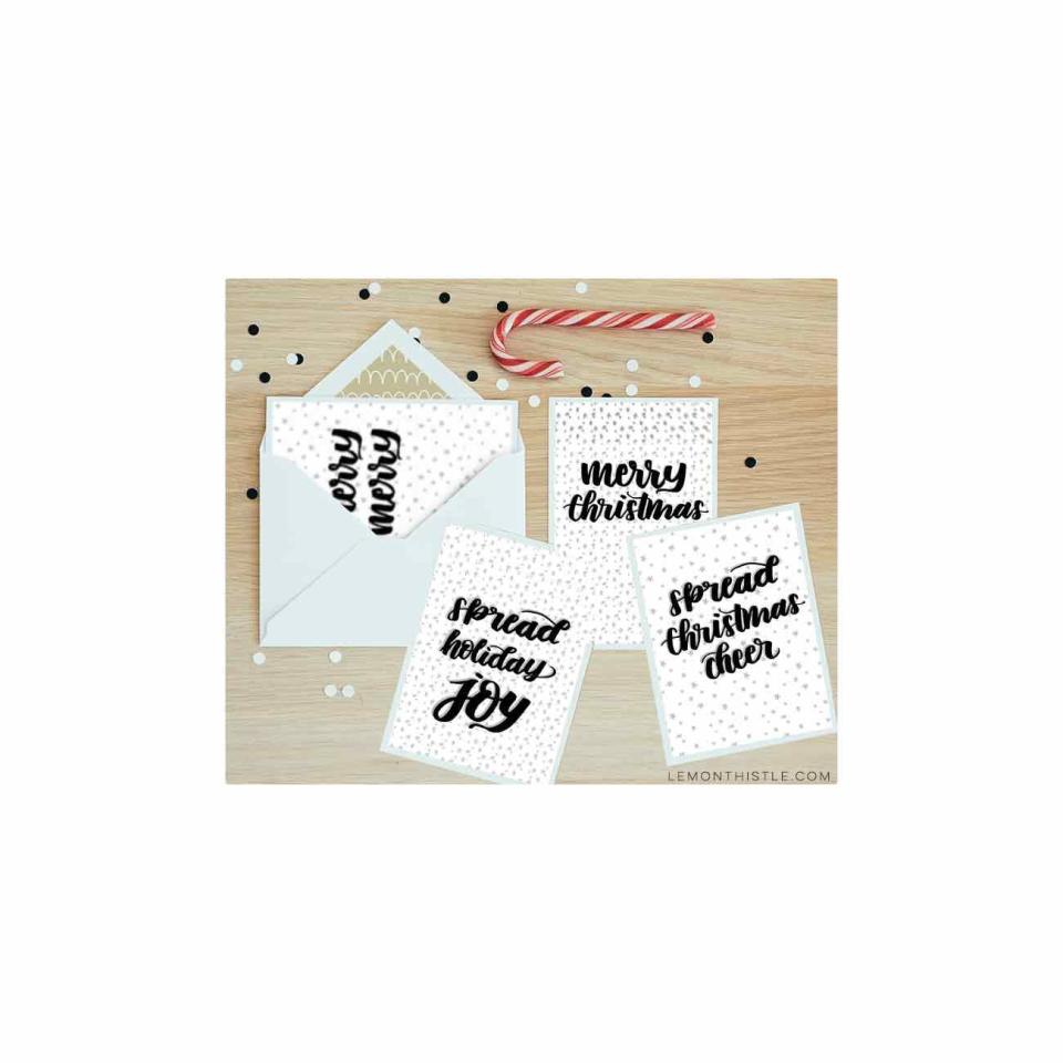 Modern Handlettered Card