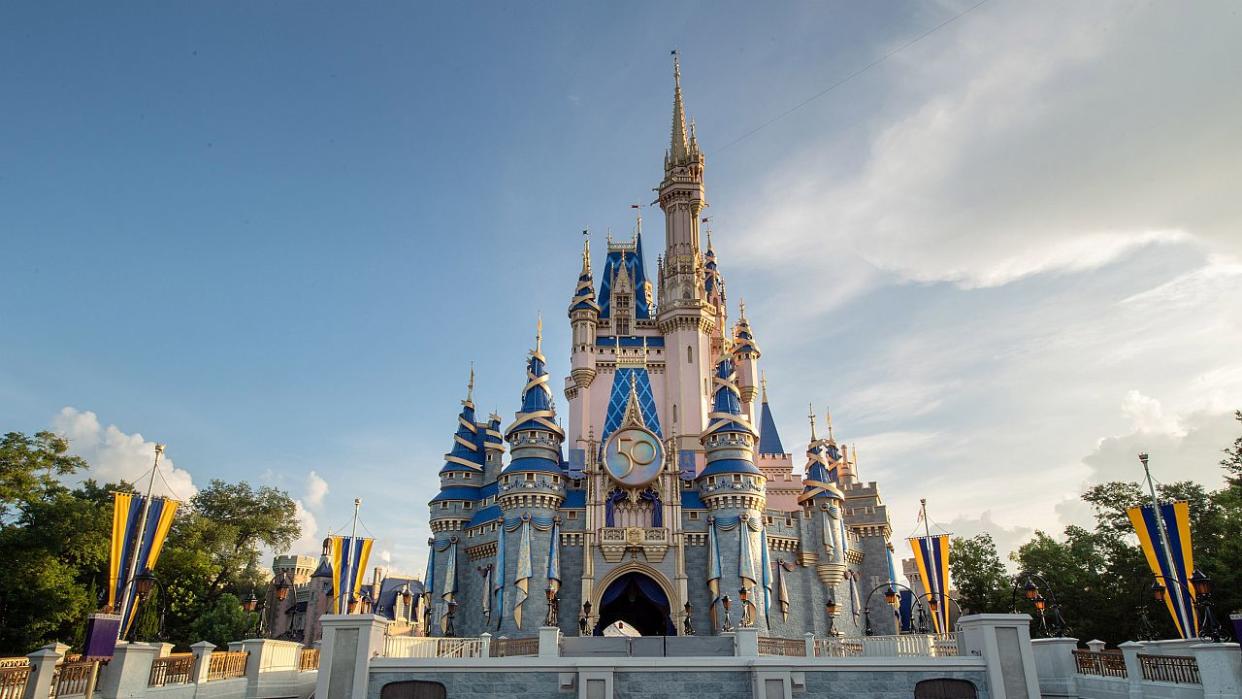  50th Anniversary Cinderella's Castle  at Magic Kingdom 