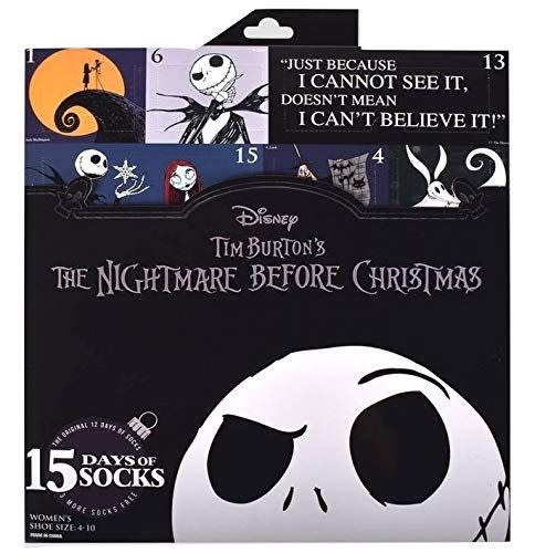 The Nightmare Before Christmas Socks Advent Calendar