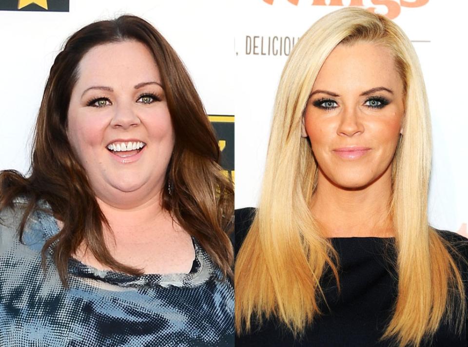 <p>Melissa McCarthy & Jenny McCarthy</p>