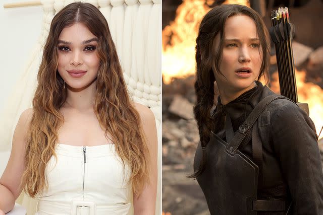 <p>Cindy Ord/Getty; Murray Close/Color Force/Lionsgate/Kobal/Shutterstock</p> Hailee Steinfeld and Jennifer Lawrence