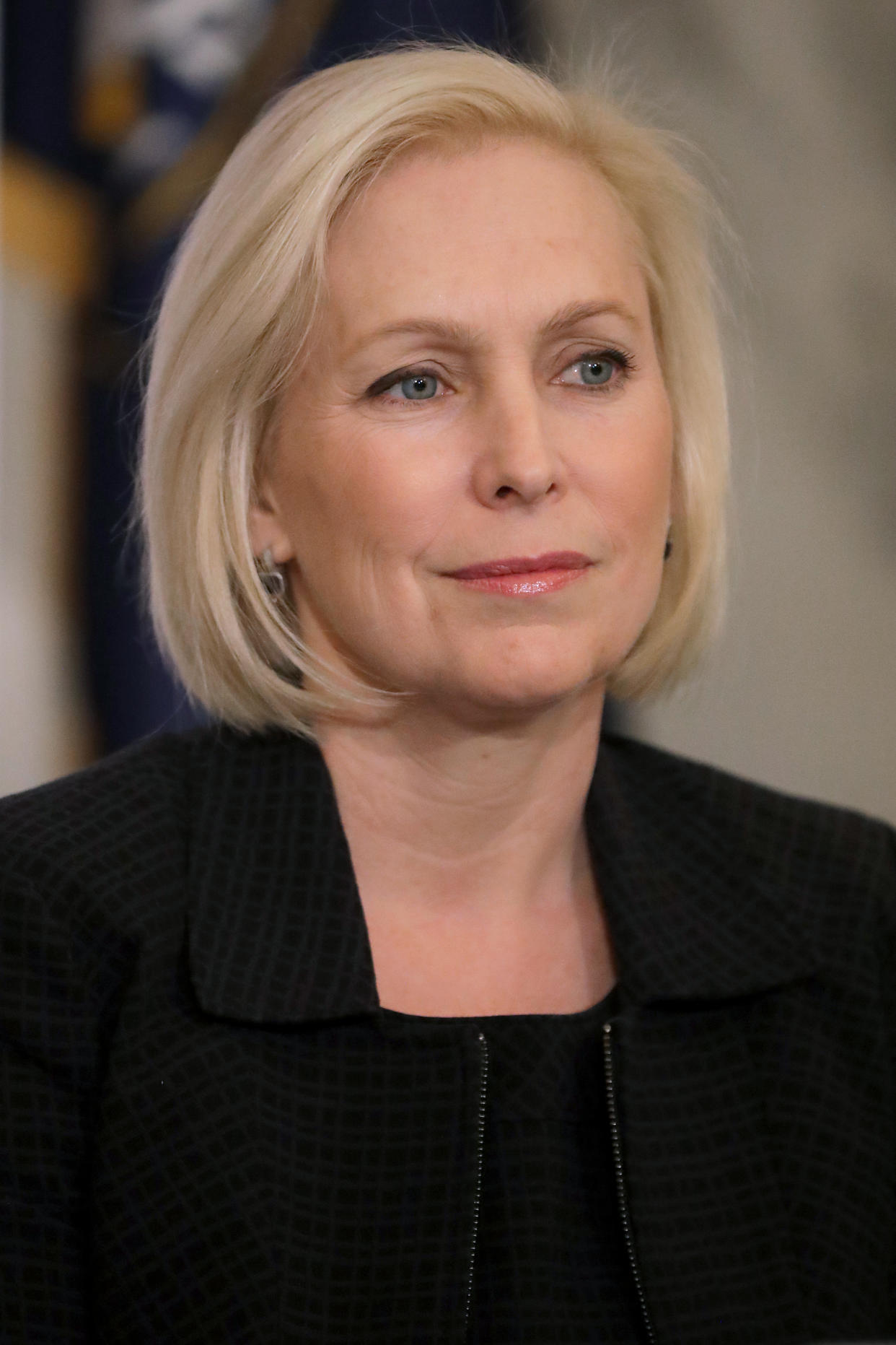 Sen. Kirsten Gillibrand, D-N.Y., tweeted “Our future is female” and men like Donald Trump Jr. and Marco Rubio complained. (Photo: Getty Images)