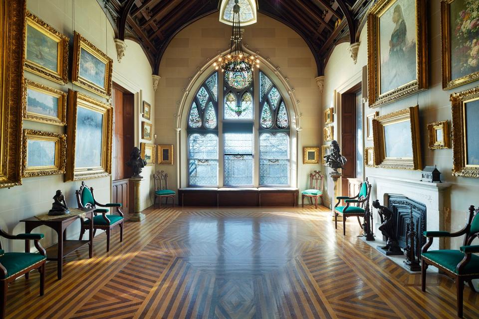 The art gallery at Lyndhurst. Lyndhurst, once home to financier Jay Gould, is a National Historic Trust Site.