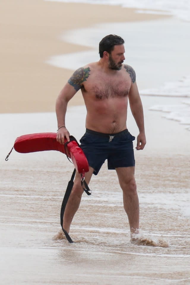 Ben affleck beach