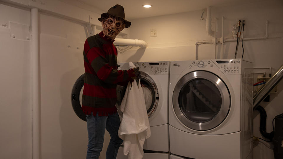 Krueger does some laundry. - Credit: Anthony Barcelo