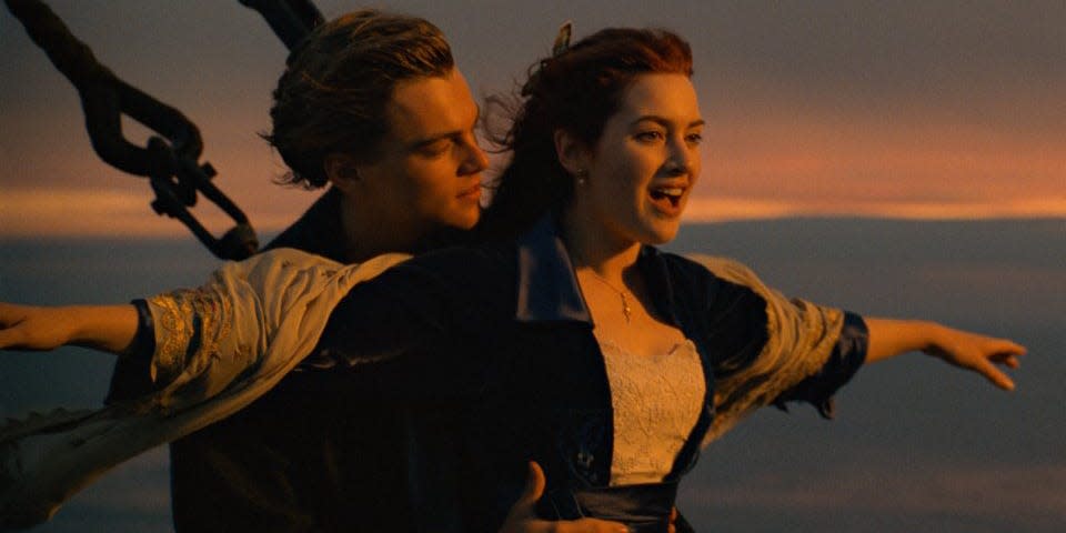 titanic i'm flying