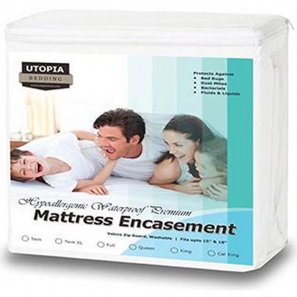  Utopia Bedding Premium Zippered Mattress Encasement