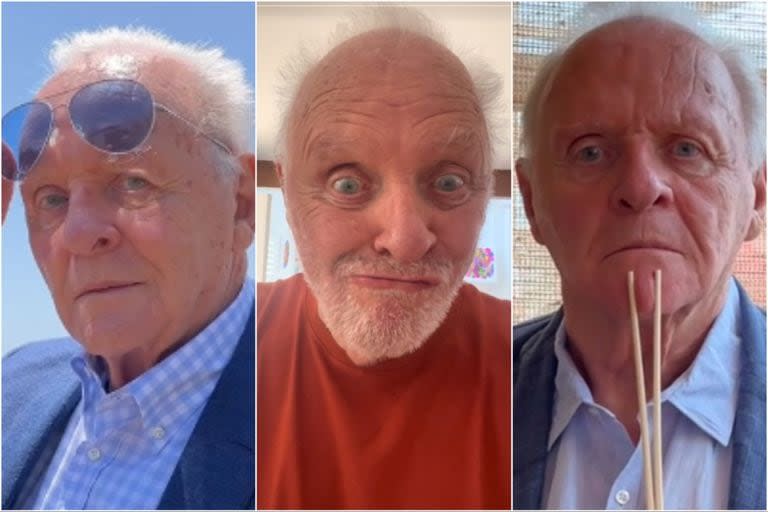 Anthony Hopkins tiene 86 años (Foto: Captura de Tiktok /@anthonyhopkins)