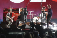 Eddie Vedder performs at "Vax Live: The Concert to Reunite the World" on Sunday, May 2, 2021, at SoFi Stadium in Inglewood, Calif. (Photo by Jordan Strauss/Invision/AP)