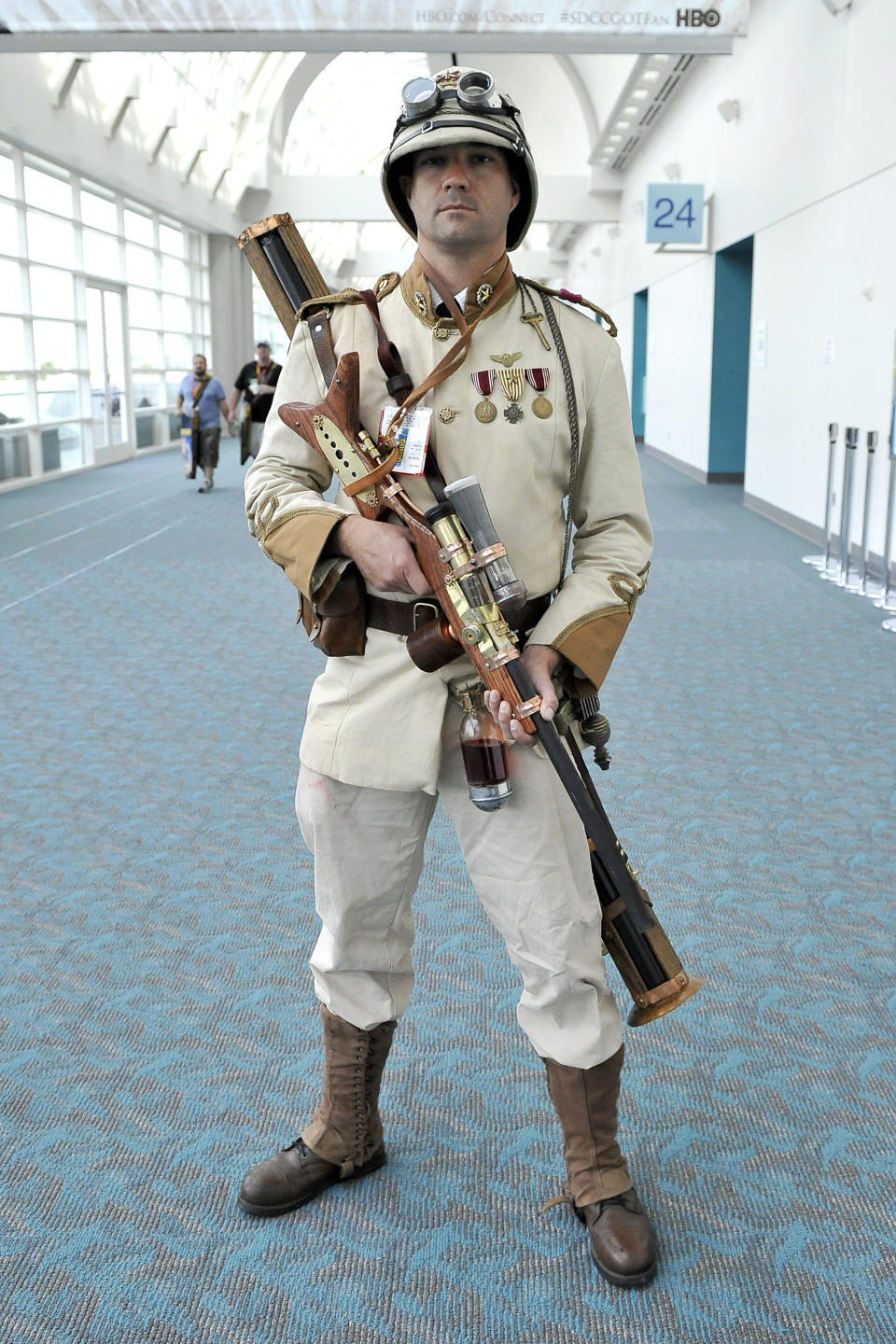 SAN DIEGO, CA - JULY 11: San Diego prepares for 2012 Comic-Con at the San Diego Convention Center on July 11, 2012 in San Diego, California. (Photo by Jerod Harris/Getty Images)