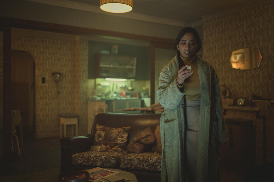 Anjana Vasan in <i>Black Mirror</i> season 6<span class="copyright">Nick Wall—Netflix</span>