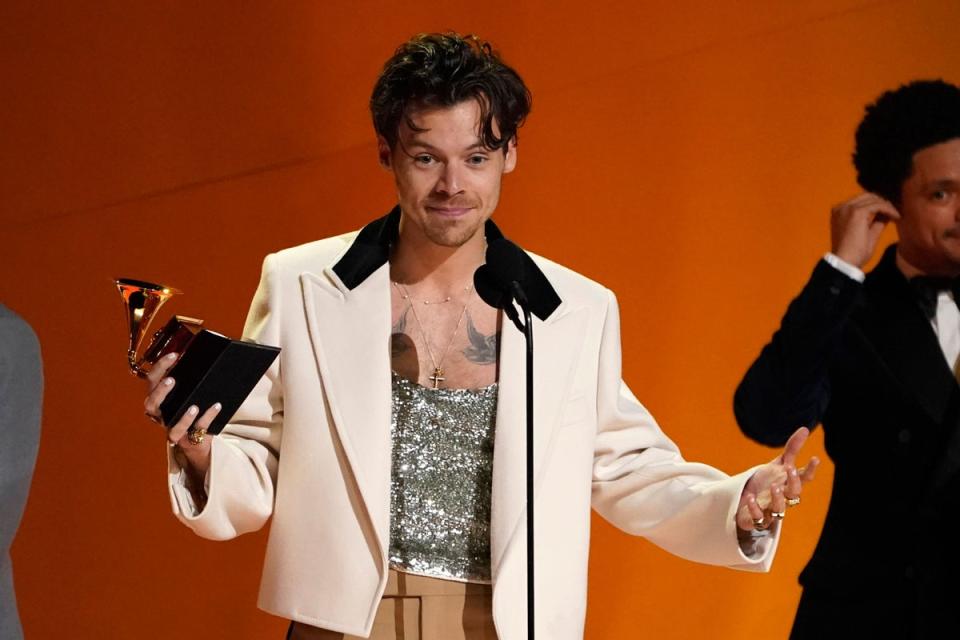 Harry Styles at the Grammys (Chris Pizzello/AP) (AP)