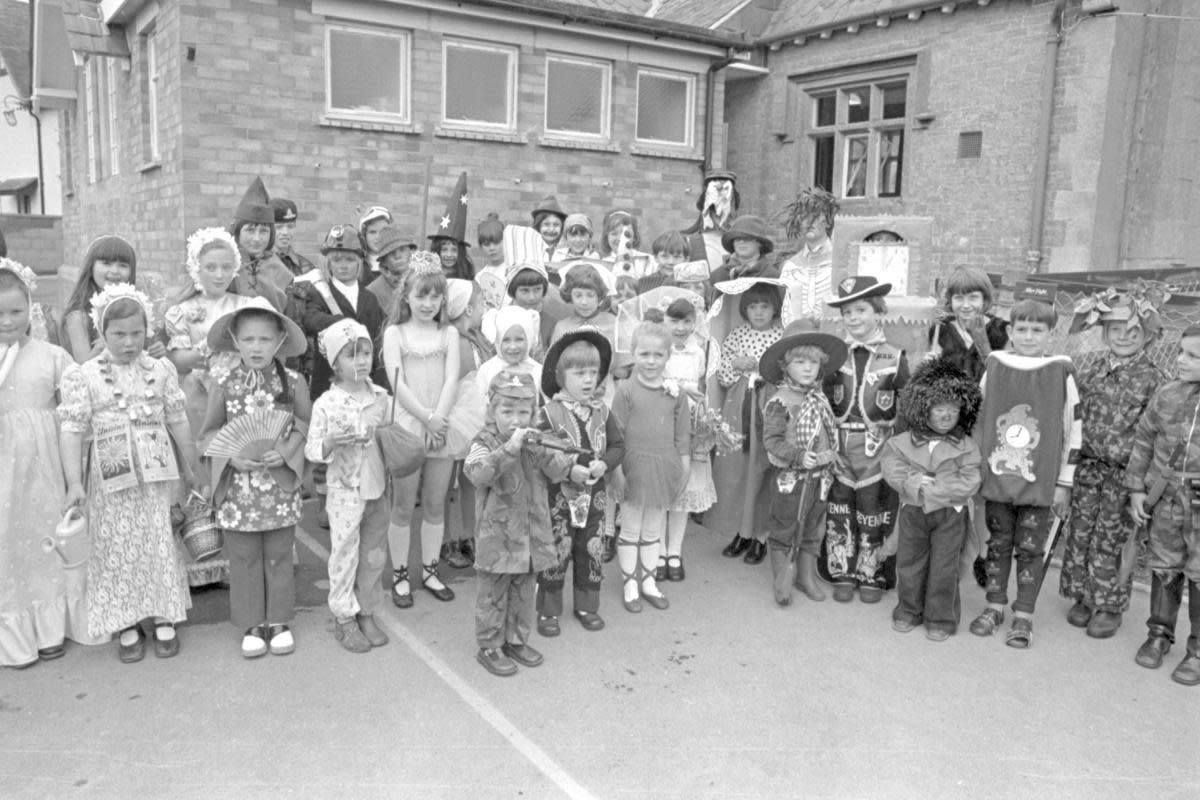 Figheldean Fancy Dress at School, May 3, 1974. <i>(Image: Newsquest)</i>
