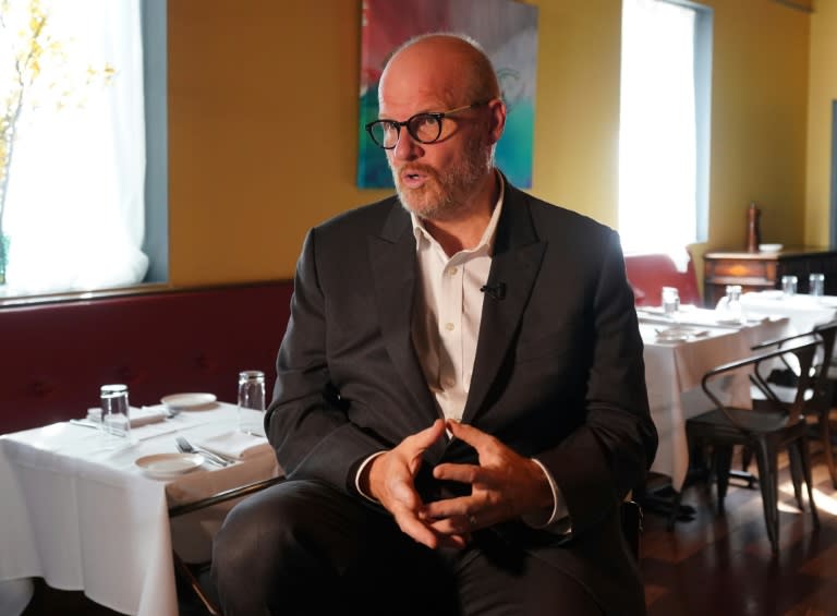 Each month Shaun Dougherty organizes a meeting in his restaurant for survivors of clerical sex abuse for the US survivors network SNAP