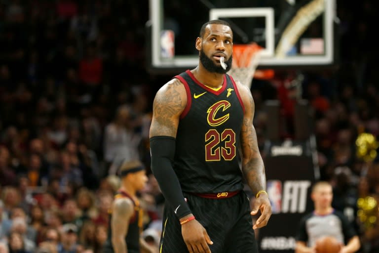 "I don't know what's going to happen with our team. I have no idea what conversations have been going on," said Lebron James, pictured on January 19, 2018