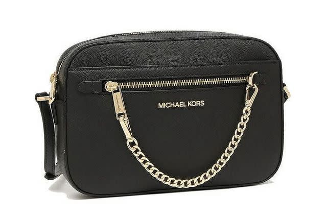 MICHAEL MICHAEL KORS Jet Set Large Color-Block Saffiano Leather Tote Bag -  $428