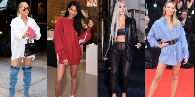 Celebs Are Now Wearing Sheer Tights As Pants Now-They Show EVERYTHING