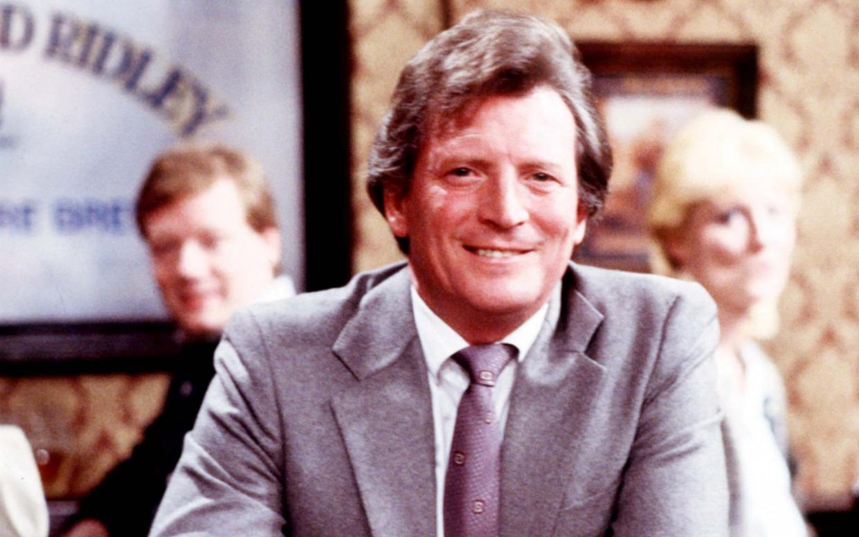 Johnny Briggs as Coronation Street's Mike Baldwin in 1988 - ITV/Shutterstock 