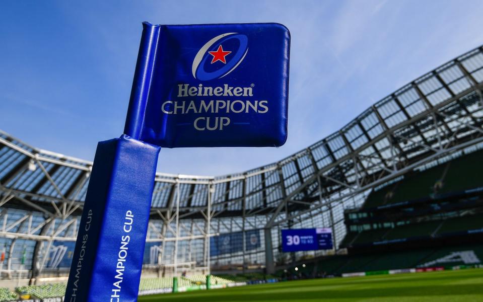 A general view of the Aviva Stadium ahead of the Heineken Champions Cup Semi-Final match between Leinster and Toulouse at the Aviva Stadium in Dublin - Scarlets forced to forfeit Champions Cup match against Bristol, with Bears awarded 28-0 walkover - GETTY IMAGES