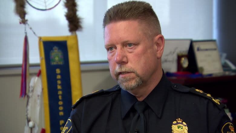 Troy Cooper, former Saskatoon and Prince Albert police chief, has taken on a new role as the new community safety lead for Peter Ballantyne Cree Nation (CBC - image credit)