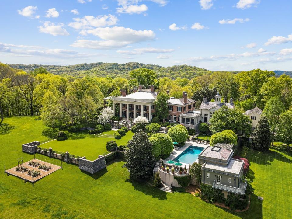 a sprawling compound surrounded by trees in Tennessee