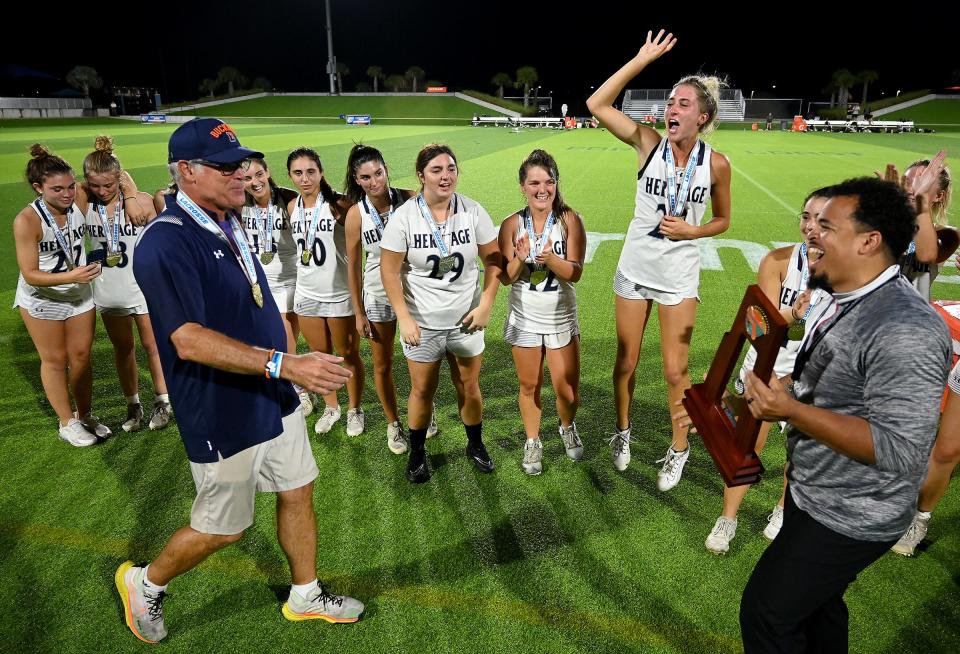 American Heritage-Delray takes on Lake Highland Prep Saturday in the girls 1A lacrosse state championship matchup in Naples.