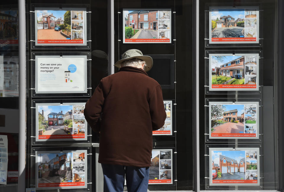 Some fear the UK could see a steep decrease in house prices. (Getty)