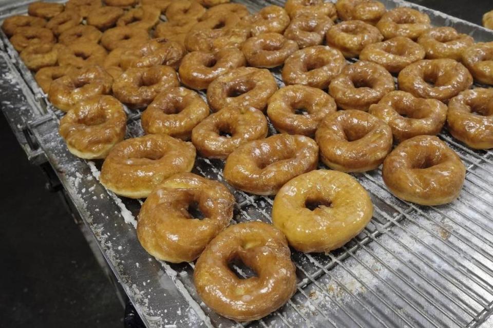 Spalding’s Bakery hand-cut doughnuts have been a Lexington favorite for more than 80 years. The recipe for its dough or honey glaze is a family secret.