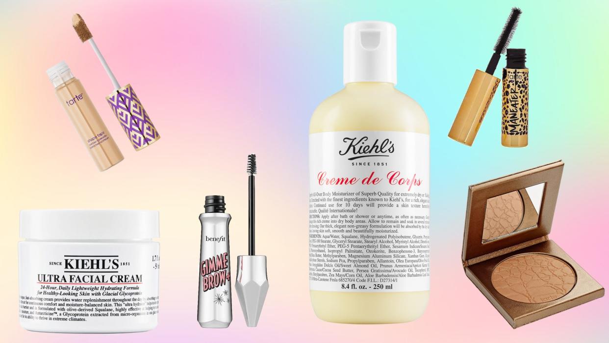 Save on your favorite beauty products at Kiehl's, Tarte, and more.