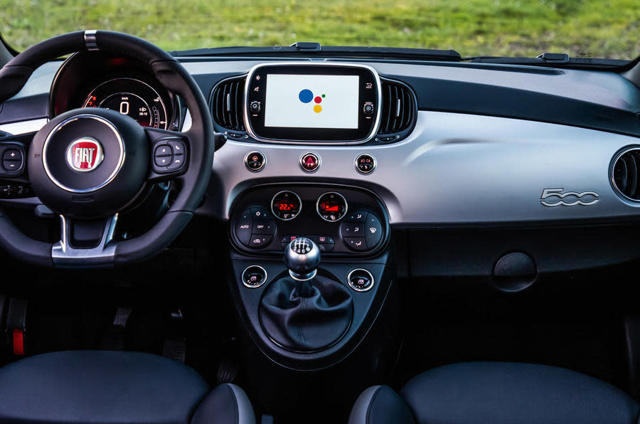 Google-branded Fiat 500 range