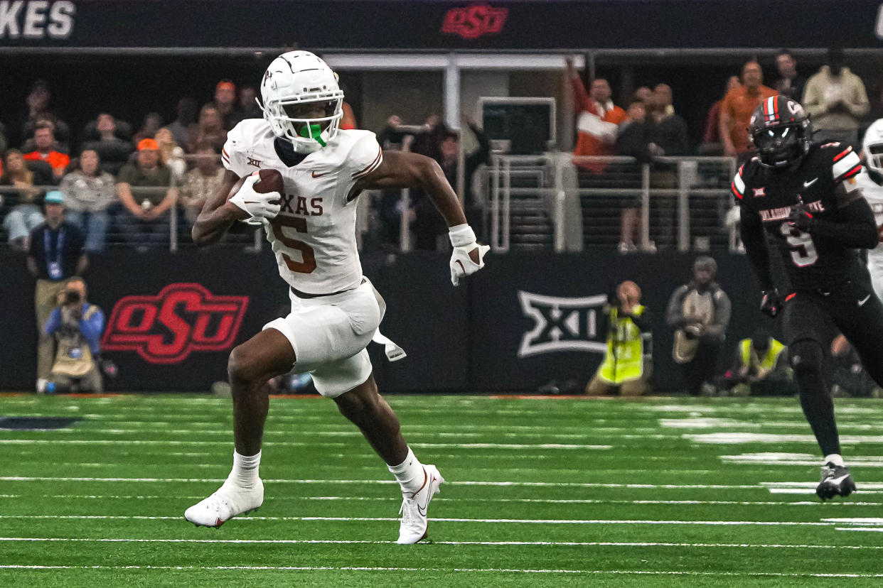 Despite elite athleticism and strong production, former Texas wide receiver Adonai Mitchell fell to the Indianapolis Colts in the second round of the NFL Draft.