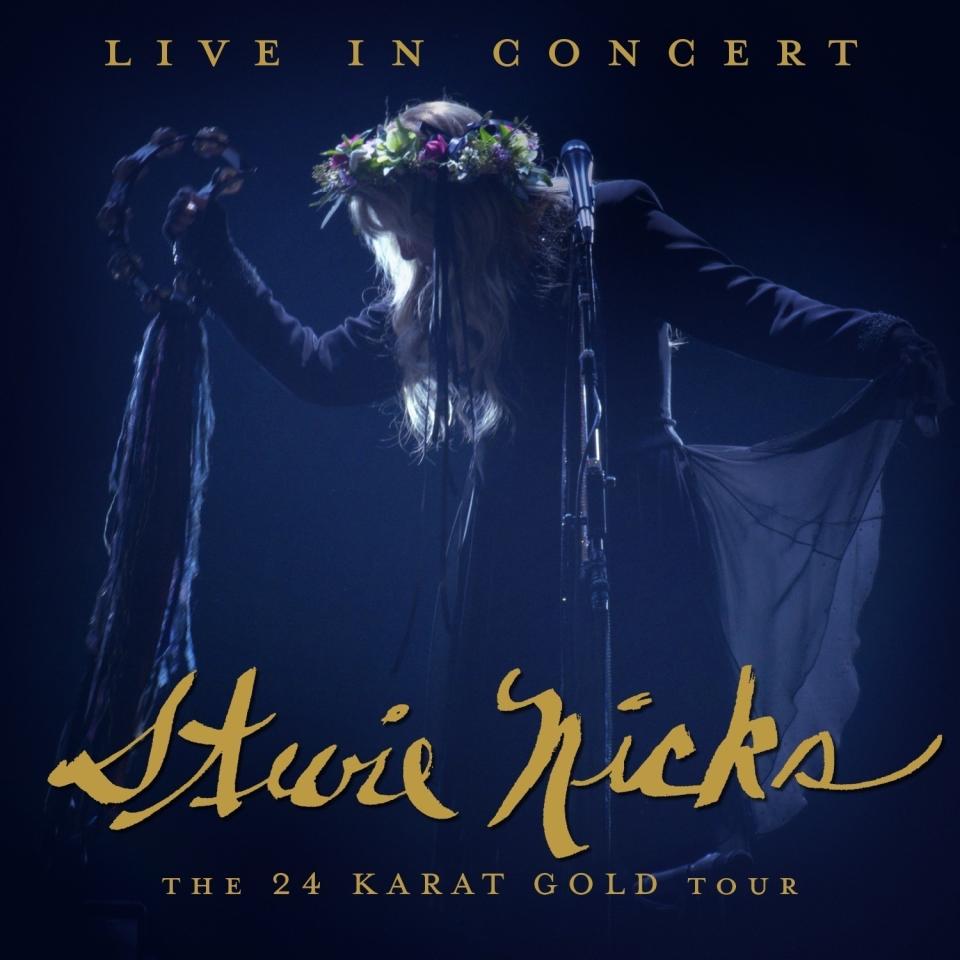 En esta imagen difundida por Trafalgar Releasing y BMG, la portada de "Stevie Nicks 24 Karat Gold The Concert". (Trafalgar Releasing y BMG vía AP)