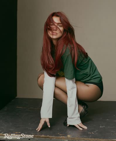 <p>Michael Bailey-Gates</p> Dua Lipa in the February 2024 issue of 'Rolling Stone'