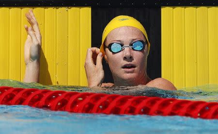 FILE PHOTO: Swimming - Gold Coast 2018 Commonwealth Games - Women's 100m Freestyle - Heats - Optus Aquatic Centre - Gold Coast, Australia - April 8, 2018. Cate Campbell of Australia. REUTERS/David Gray