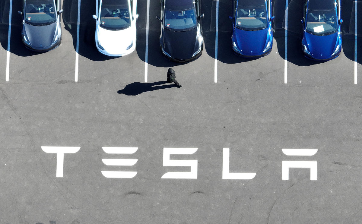 Tesla Reports First Annual Sales Drop Since Pandemic Onslaught