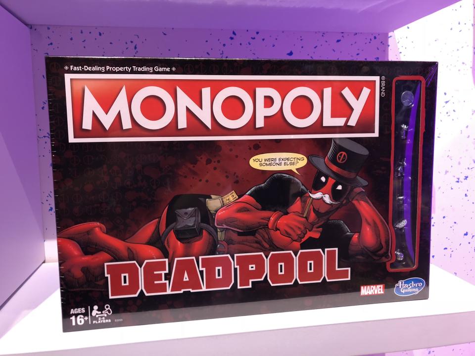 <p>The quintessential board game franchise meets Marvel’s most essential wisecracking assassin. (Photo: Adam Lance Garcia) </p>